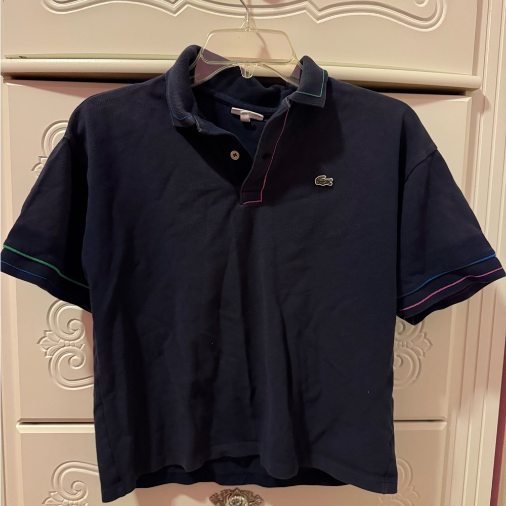 Lacoste Dark Blue Relaxed Fit Polo